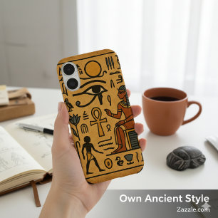 Oude Egyptische Mystiek Heilige Symbolen iPhone 16 Hoesje