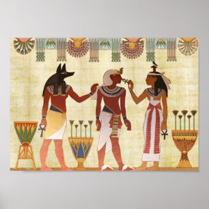 Oude Egyptische Poster voor de doodstraf