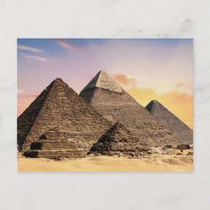Oude Egyptische Pyramides Briefkaart