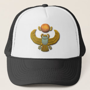 Oude Egyptische Sacred Scarab - Gold Trucker Pet
