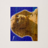 Oude Egyptische Sphinx bij Giza Art Design Legpuzzel (Verticaal)