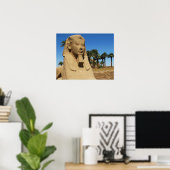 Oude Egyptische sphinx-standluxe Egypte Poster (Thuiskantoor)