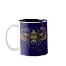 Oude Egyptische Steampunk Mechanische Scarabee Kev