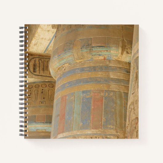 Oude Egyptische tempel Notitieboek (Voorkant)