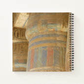 Oude Egyptische tempel Notitieboek (Achterkant)
