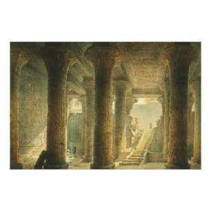 Oude Egyptische Tempel van Esna Perfect Poster