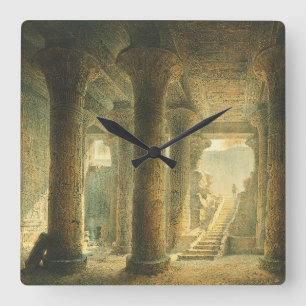 Oude Egyptische Tempel van Esna  Vierkante Klok