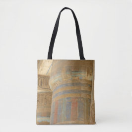 Oude Egyptische Temple Canvas tas