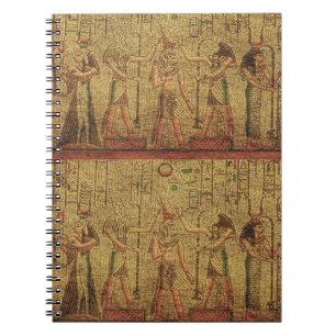 Oude Egyptische Temple Wall Art Notitieboek