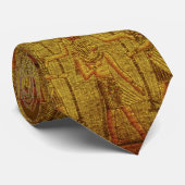 Oude Egyptische Temple Wall Art Stropdas (Opgerold)