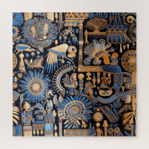 Oude Egyptische Textiel Puzzel