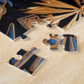 Oude Egyptische Textiel Puzzel Legpuzzel (Zijkant)