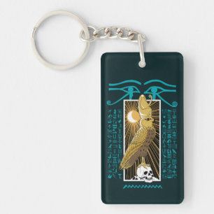 Oude Egyptische valk God Horus Sleutelhanger