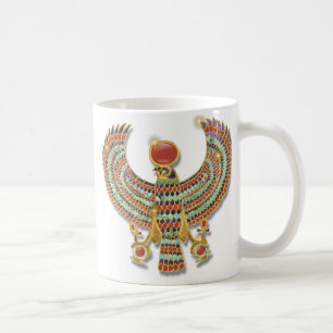 Oude Egyptische valkspeelster Koffiemok