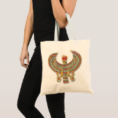 Oude Egyptische valkspeelster Tote Bag (Voorkant (product))