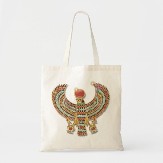 Oude Egyptische valkspeelster Tote Bag (Voorkant)