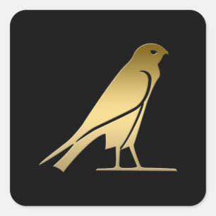 Oude Egyptische vogel - godin Nekhbet Vierkante Sticker