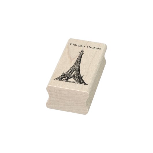 Oude Eiffeltoren #1 Tekening Rubberstempel (Stempel)