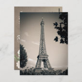 Oude Eiffeltoren  Bruidsshowerspel Postcard Briefkaart (Voorkant / Achterkant)