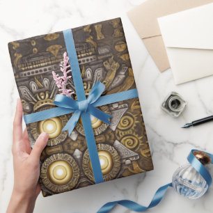 Oude elegantie: Keltische en Egyptische fusie Cadeaupapier