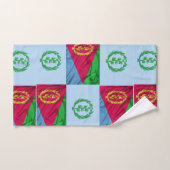 Oude en nieuwe Eritrese vlaggen Bad Handdoek (Handdoek)