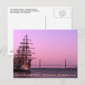Oude en nieuwe in Charleston Briefkaart (Voorkant / Achterkant)