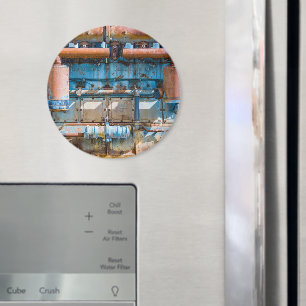 Oude en roestachtige atlas Imperial diesel engine  Magneet