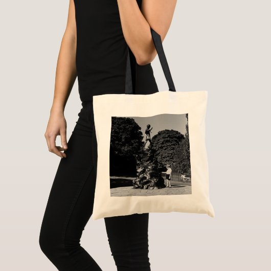 Oude Engeland Londen Peter Pan-standbeeld Kensingt Tote Bag (Voorkant (product))