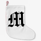 Oude Engelse brief - M kerststop Kleine Kerstsok (Voorkant)