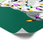 Oude Engelse Sheepdog Dog Light Decor Kerstmis Dog Poster (Hoek)