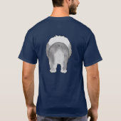 Oude Engelse Sheepdogs - Big Nose en Butt T-shirt (Achterkant)