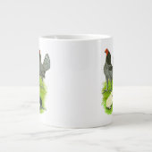 Oude Engelstalige blauw spel Extra Grote Mok (Voorkant)