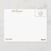 OUDE ENGLAND BRIEFKAART (Achterkant)