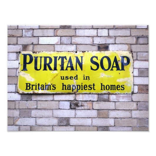 OUDE ENGLAND FOTO AFDRUK (Voorkant)