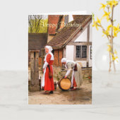 OUDE ENGLAND KAART (Gele Bloem)