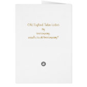 OUDE ENGLAND-KAART (Achterkant)