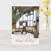 OUDE ENGLAND KAART (Gele Bloem)