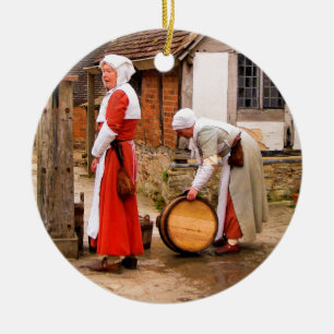 OUDE ENGLAND KERAMISCH ORNAMENT