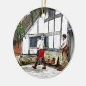 OUDE ENGLAND KERAMISCH ORNAMENT (Links)