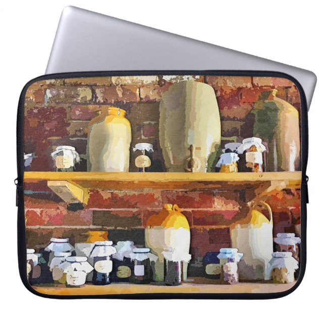 OUDE ENGLAND LAPTOP SLEEVE (Voorkant)