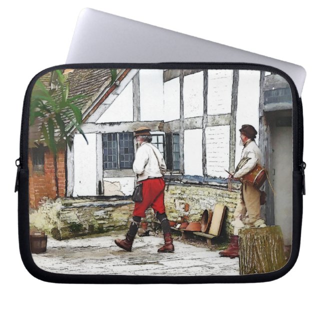OUDE ENGLAND LAPTOP SLEEVE (Voorkant)