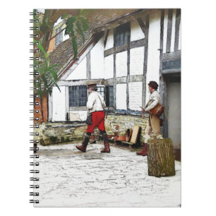 OUDE ENGLAND NOTITIEBOEK