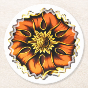 OUDE ENGLAND RONDE KARTONNEN ONDERZETTER