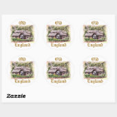 OUDE ENGLAND RONDE STICKER (Vel)