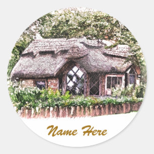 OUDE ENGLAND RONDE STICKER