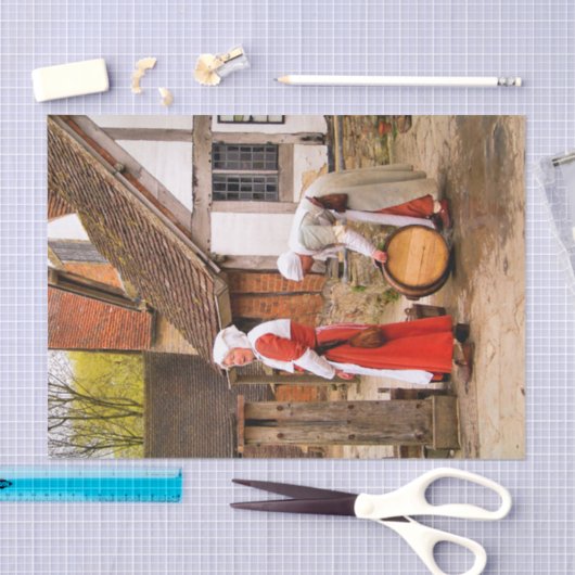 OUDE ENGLAND TISSUEPAPIER (Craft)