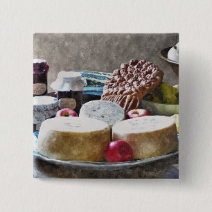 OUDE ENGLAND VIERKANTE BUTTON 5,1 CM