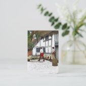 OUDE ENGLAND VISITEKAARTJE (Staand voorkant)