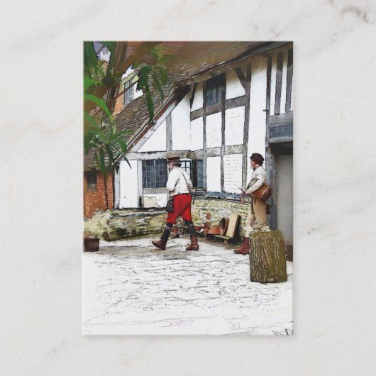 OUDE ENGLAND VISITEKAARTJE (Voorkant)