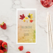 Oude esdoornbladeren- verliefd worden servet (Insitu)